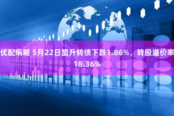 优配痢略 5月22日盟升转债下跌1.86%，转股溢价率18.36%