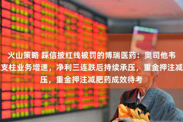 火山策略 踩信披红线被罚的博瑞医药：奥司他韦需求下滑拉低支柱业务增速，净利三连跌后持续承压，重金押注减肥药成效待考